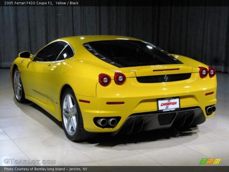 Yellow / Black 2005 Ferrari F430 Coupe F1