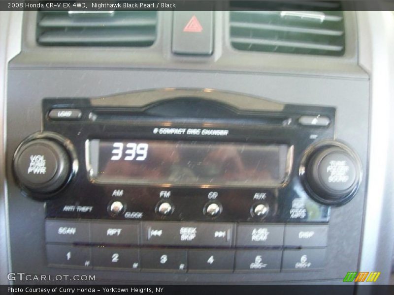 Nighthawk Black Pearl / Black 2008 Honda CR-V EX 4WD