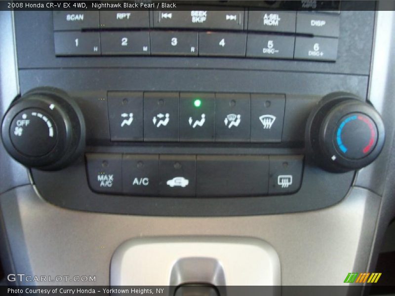 Nighthawk Black Pearl / Black 2008 Honda CR-V EX 4WD