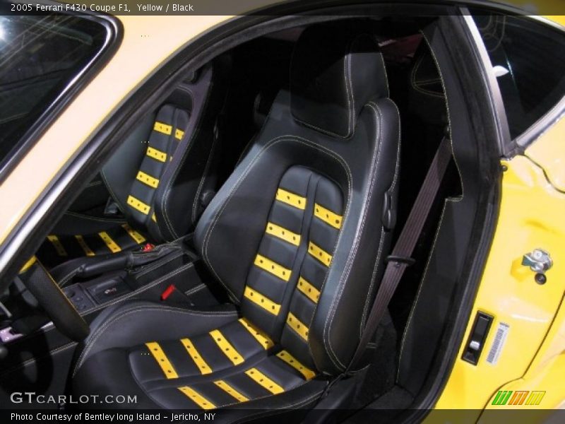 Yellow / Black 2005 Ferrari F430 Coupe F1