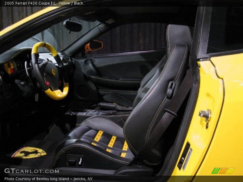 Yellow / Black 2005 Ferrari F430 Coupe F1