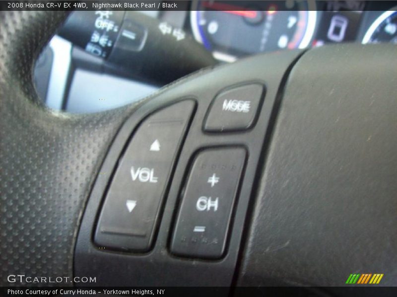 Nighthawk Black Pearl / Black 2008 Honda CR-V EX 4WD