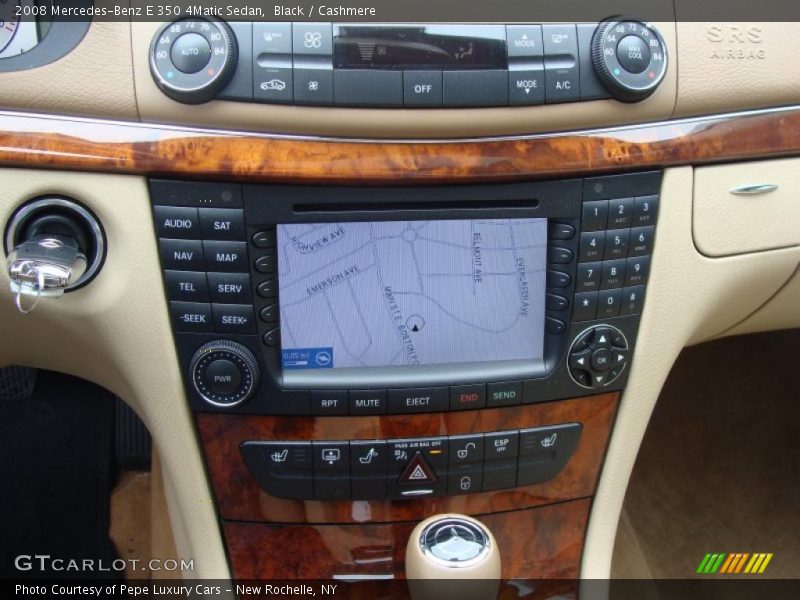 Black / Cashmere 2008 Mercedes-Benz E 350 4Matic Sedan