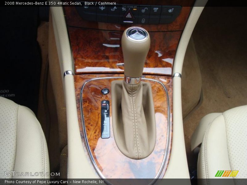Black / Cashmere 2008 Mercedes-Benz E 350 4Matic Sedan