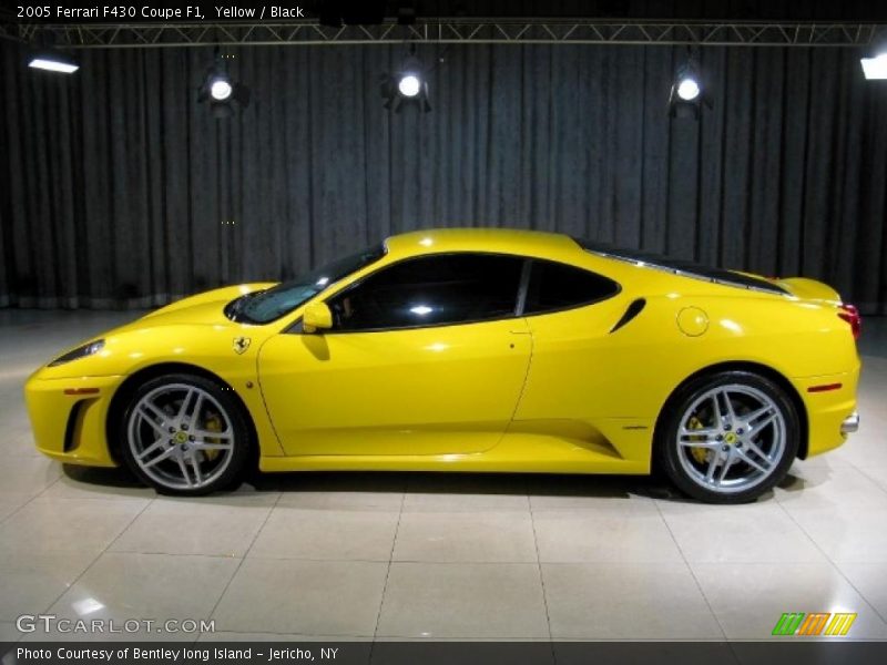 Yellow / Black 2005 Ferrari F430 Coupe F1