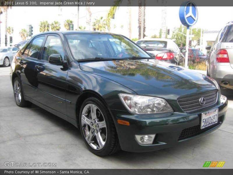 Imperial Jade Green Mica / Ivory 2001 Lexus IS 300