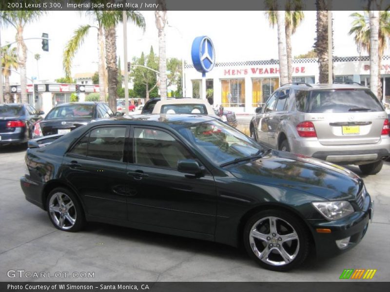 Imperial Jade Green Mica / Ivory 2001 Lexus IS 300
