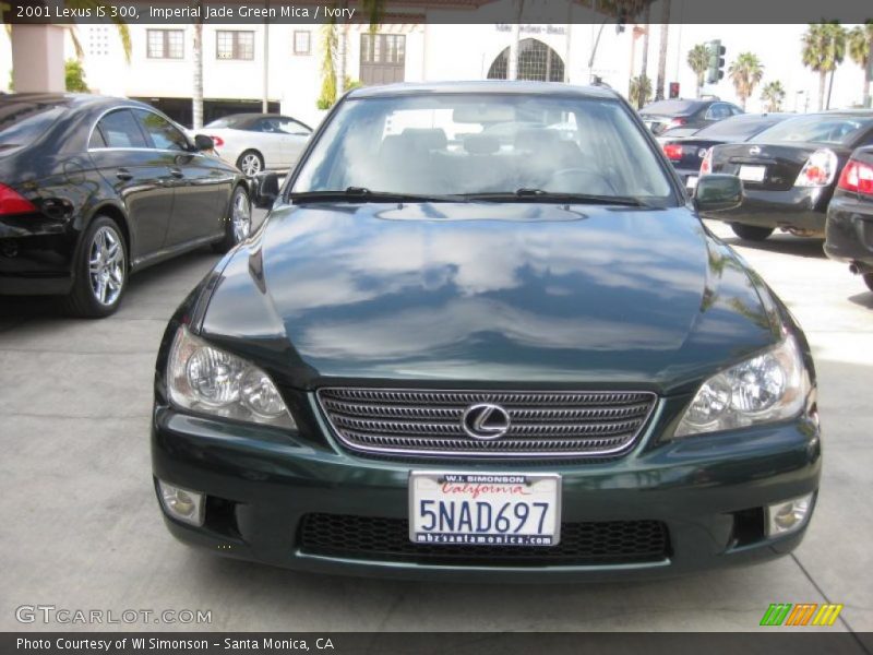 Imperial Jade Green Mica / Ivory 2001 Lexus IS 300