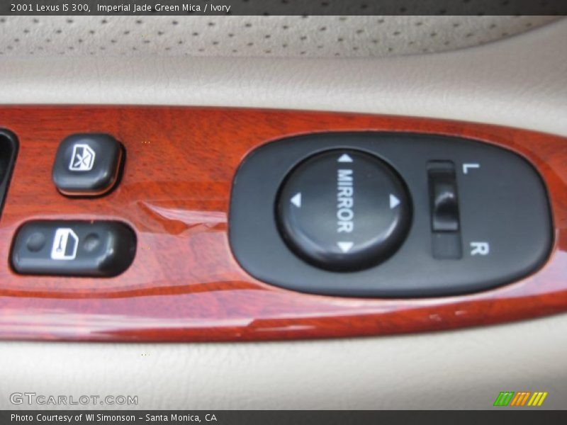 Imperial Jade Green Mica / Ivory 2001 Lexus IS 300