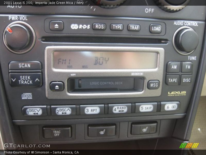 Imperial Jade Green Mica / Ivory 2001 Lexus IS 300
