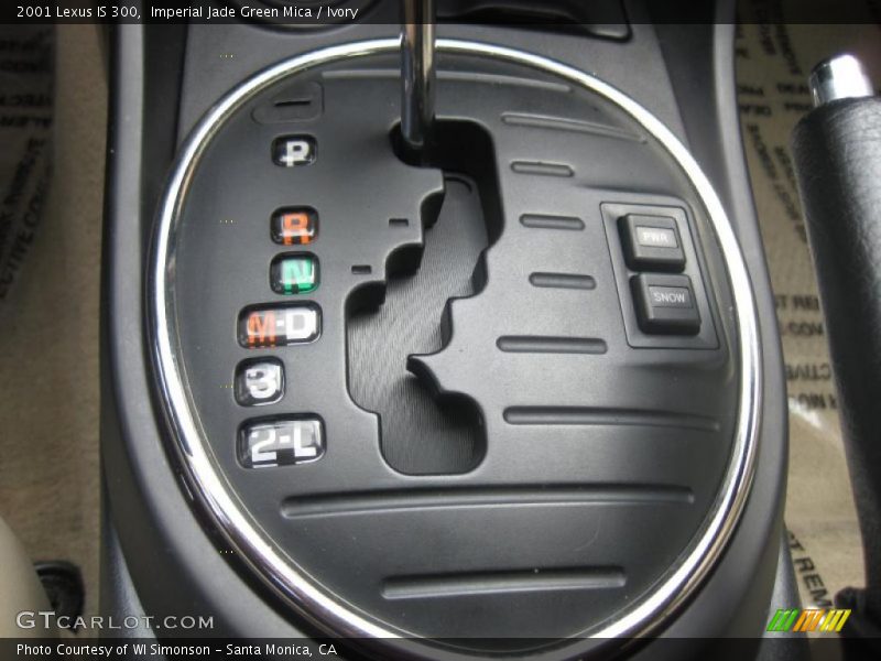 Imperial Jade Green Mica / Ivory 2001 Lexus IS 300
