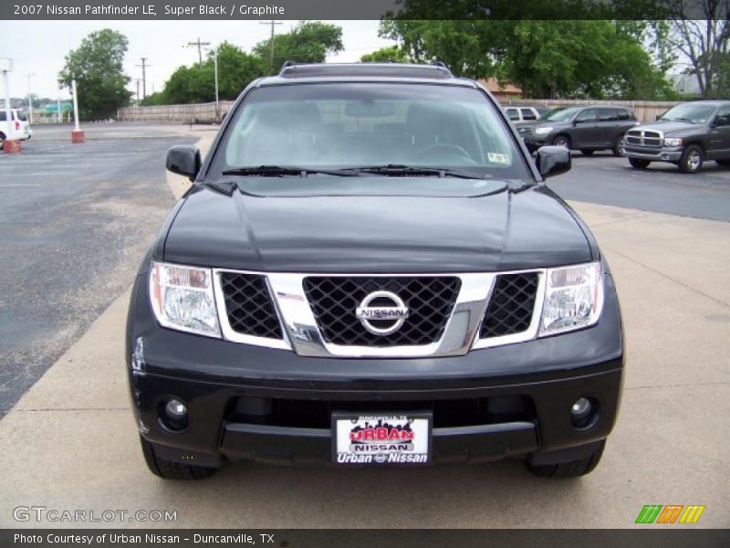 Super Black / Graphite 2007 Nissan Pathfinder LE