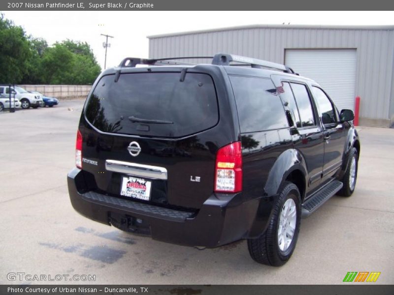 Super Black / Graphite 2007 Nissan Pathfinder LE