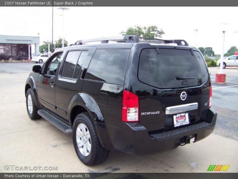 Super Black / Graphite 2007 Nissan Pathfinder LE