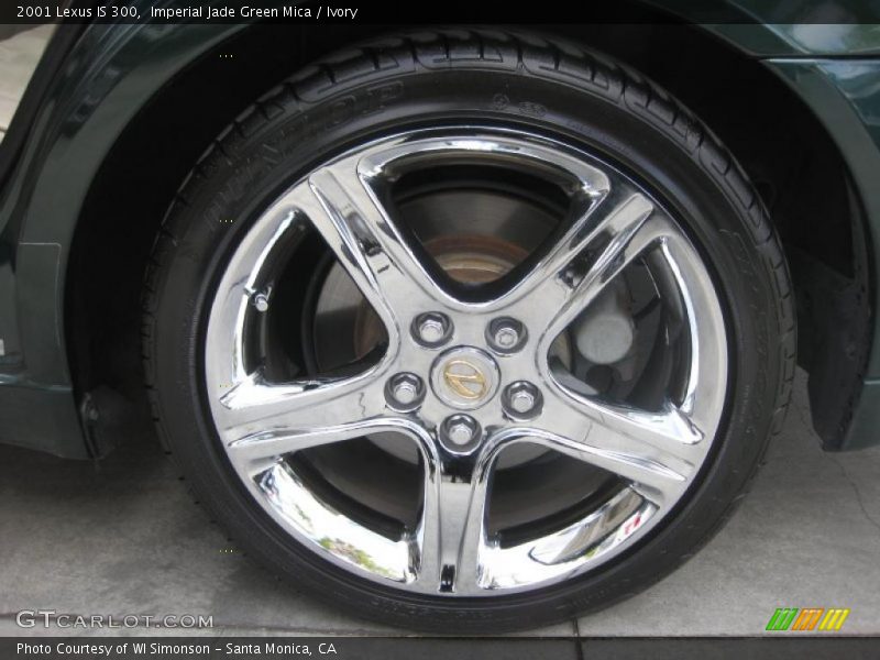 Imperial Jade Green Mica / Ivory 2001 Lexus IS 300