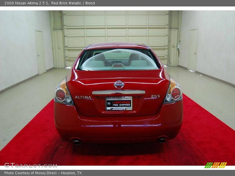 Red Brick Metallic / Blond 2009 Nissan Altima 2.5 S