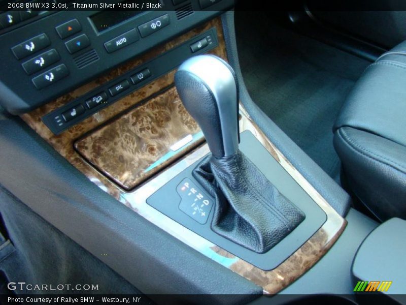Titanium Silver Metallic / Black 2008 BMW X3 3.0si