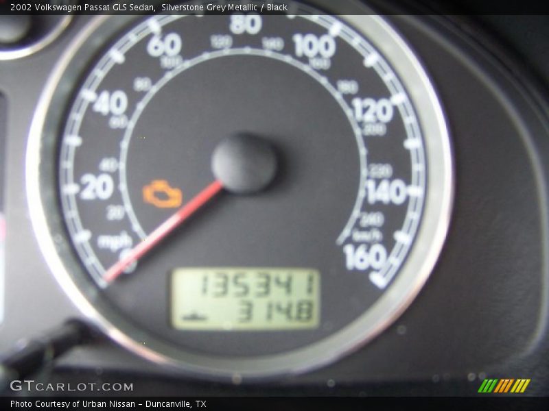 Silverstone Grey Metallic / Black 2002 Volkswagen Passat GLS Sedan