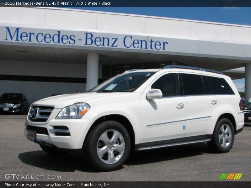 Arctic White / Black 2010 Mercedes-Benz GL 450 4Matic