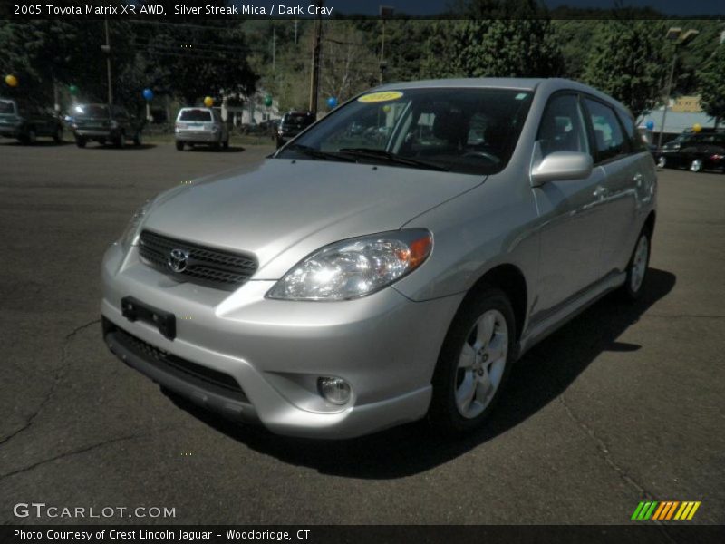 Silver Streak Mica / Dark Gray 2005 Toyota Matrix XR AWD