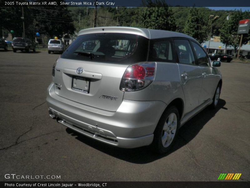 Silver Streak Mica / Dark Gray 2005 Toyota Matrix XR AWD