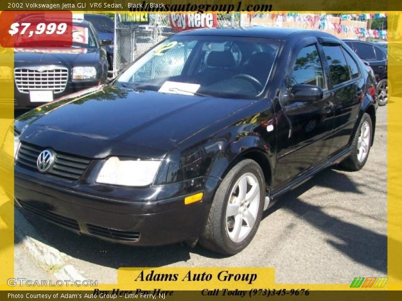 Black / Black 2002 Volkswagen Jetta GLI  VR6 Sedan