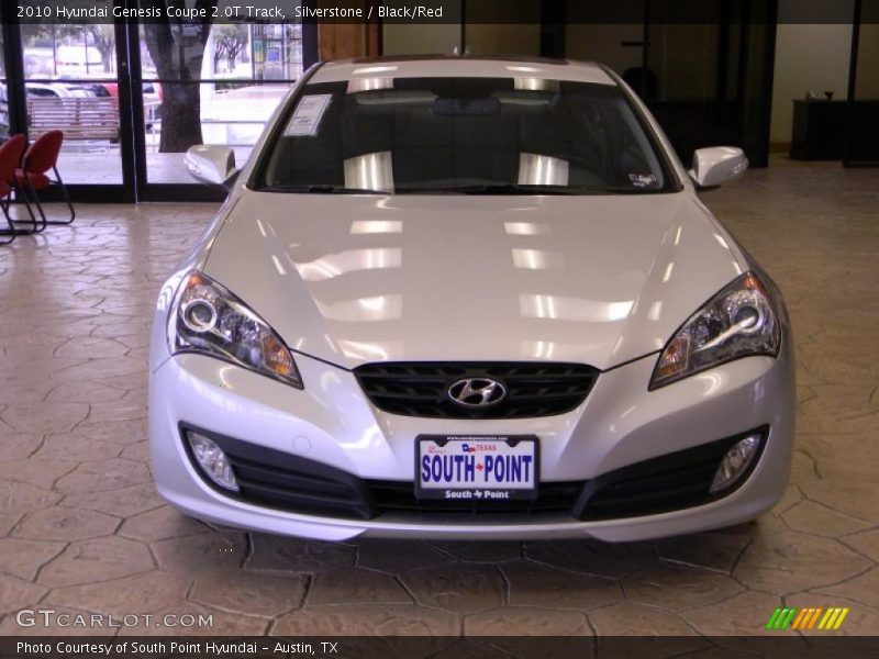 Silverstone / Black/Red 2010 Hyundai Genesis Coupe 2.0T Track