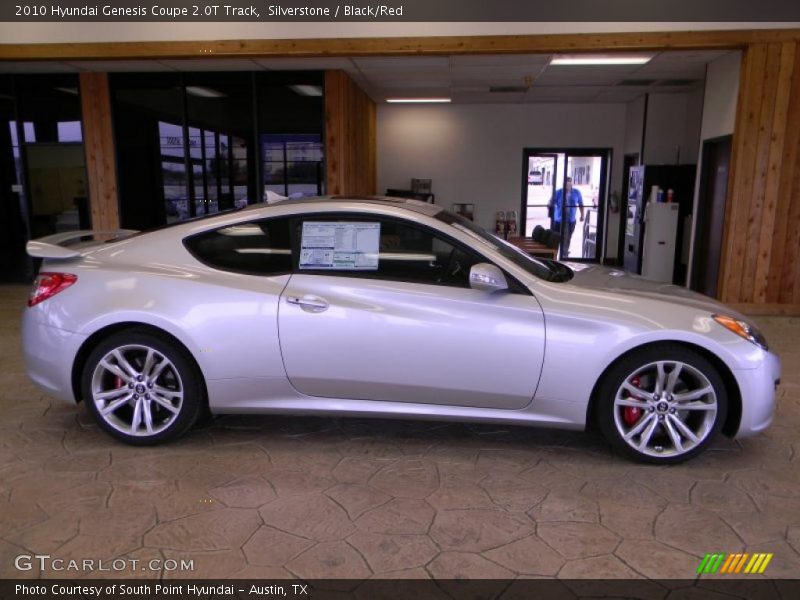 Silverstone / Black/Red 2010 Hyundai Genesis Coupe 2.0T Track
