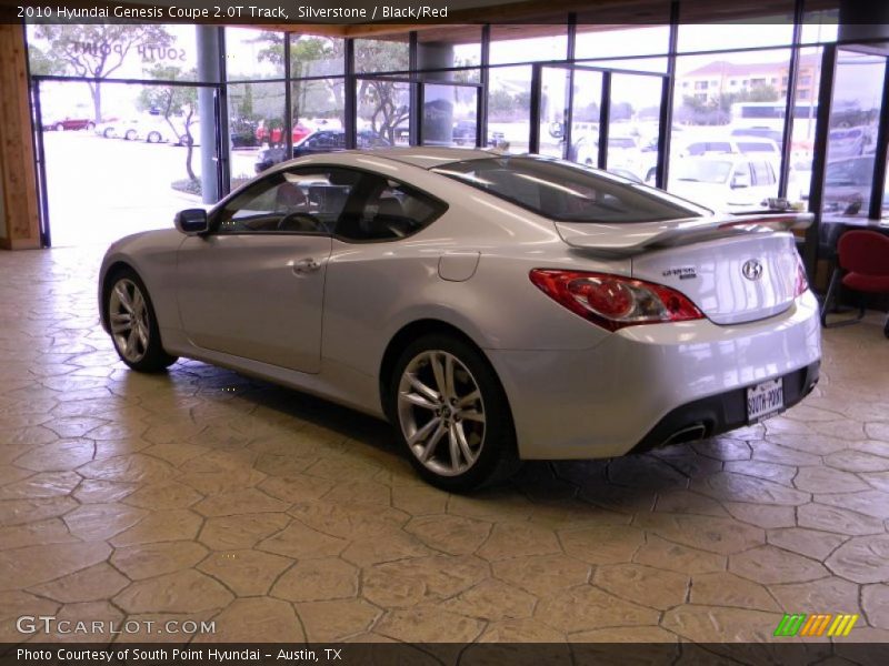 Silverstone / Black/Red 2010 Hyundai Genesis Coupe 2.0T Track
