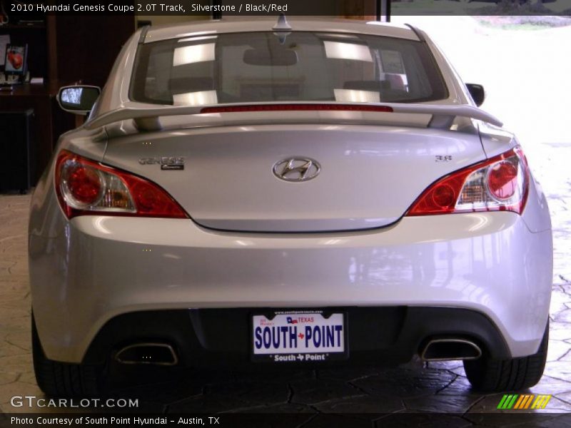 Silverstone / Black/Red 2010 Hyundai Genesis Coupe 2.0T Track