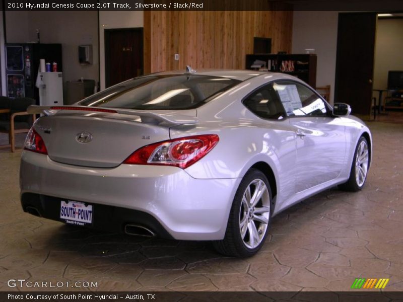 Silverstone / Black/Red 2010 Hyundai Genesis Coupe 2.0T Track
