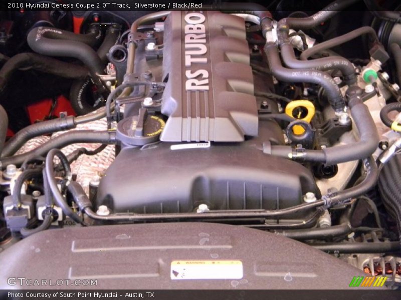 Silverstone / Black/Red 2010 Hyundai Genesis Coupe 2.0T Track