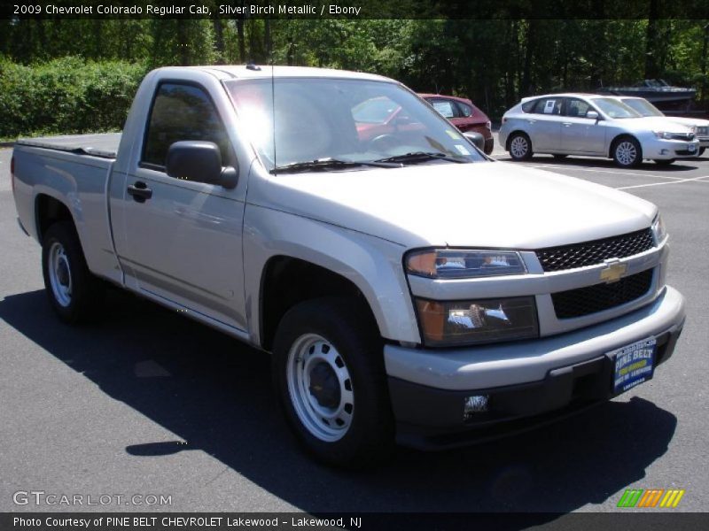 Silver Birch Metallic / Ebony 2009 Chevrolet Colorado Regular Cab