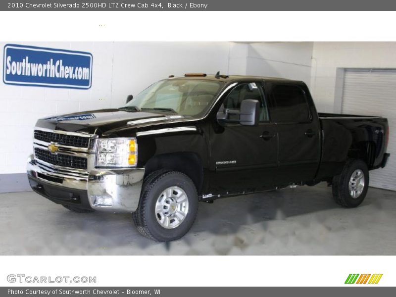 Black / Ebony 2010 Chevrolet Silverado 2500HD LTZ Crew Cab 4x4