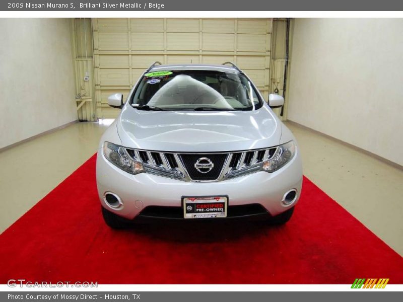Brilliant Silver Metallic / Beige 2009 Nissan Murano S