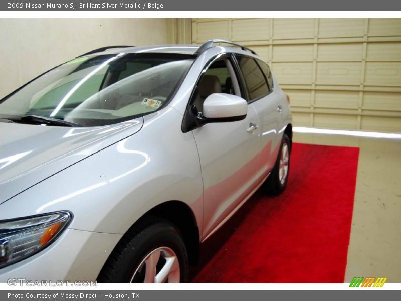 Brilliant Silver Metallic / Beige 2009 Nissan Murano S