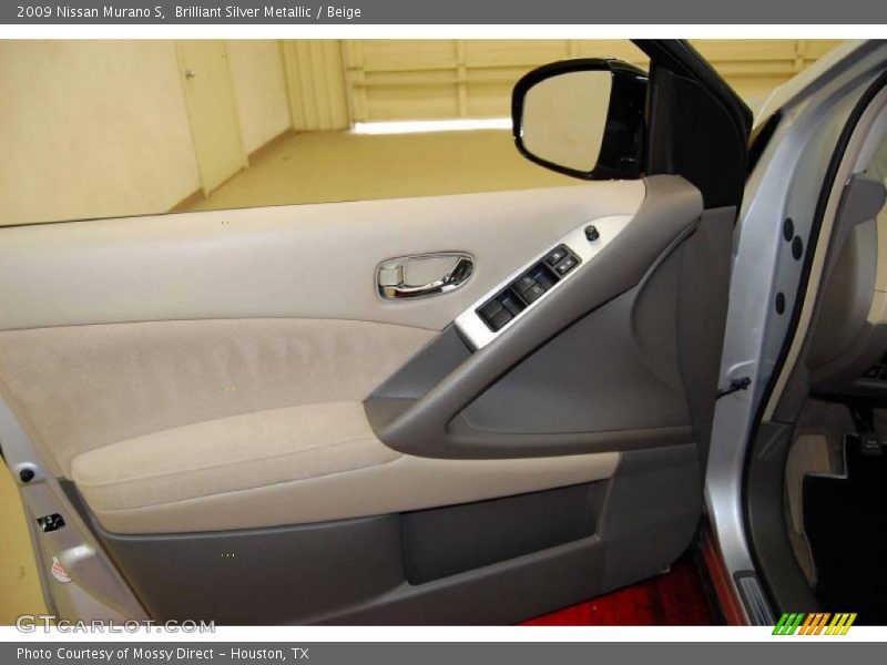 Brilliant Silver Metallic / Beige 2009 Nissan Murano S