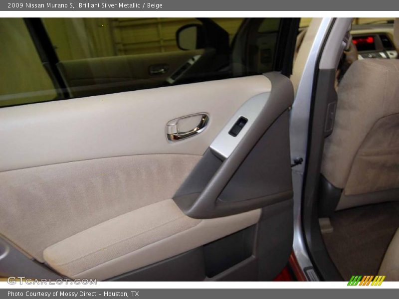 Brilliant Silver Metallic / Beige 2009 Nissan Murano S