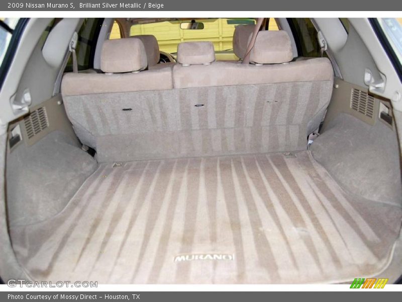 Brilliant Silver Metallic / Beige 2009 Nissan Murano S