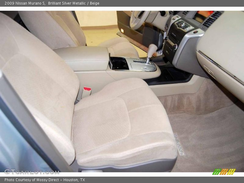 Brilliant Silver Metallic / Beige 2009 Nissan Murano S