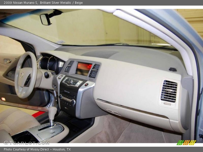 Brilliant Silver Metallic / Beige 2009 Nissan Murano S