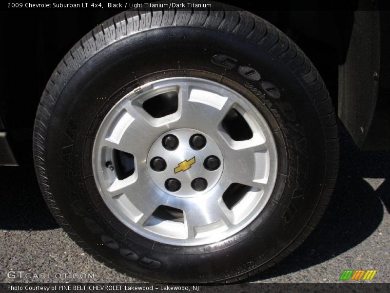 Black / Light Titanium/Dark Titanium 2009 Chevrolet Suburban LT 4x4