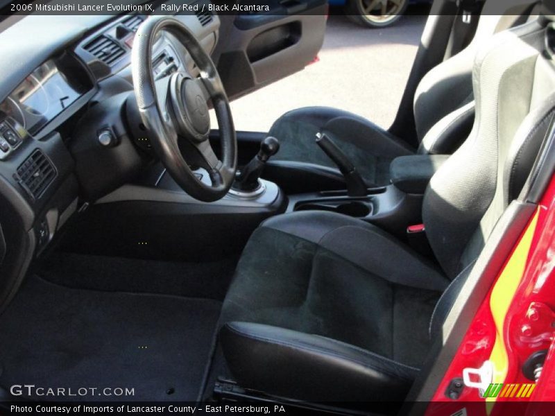 Rally Red / Black Alcantara 2006 Mitsubishi Lancer Evolution IX