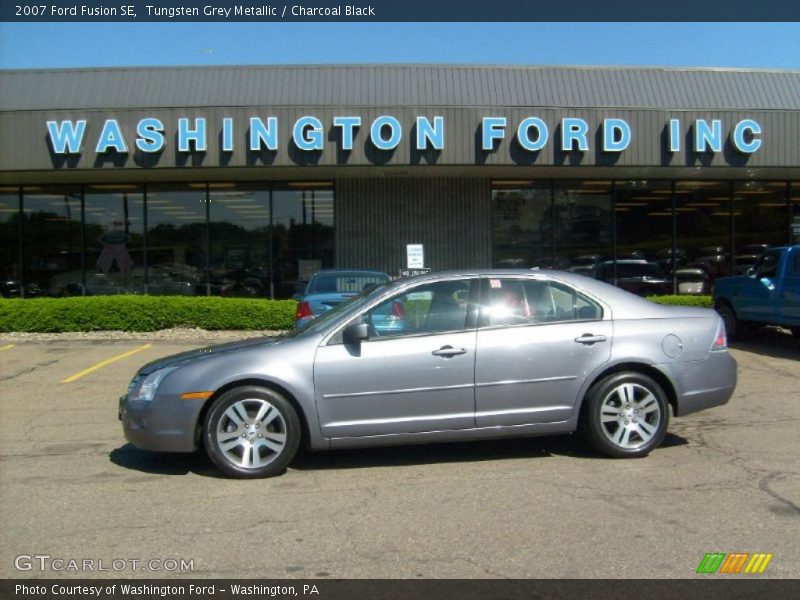 Tungsten Grey Metallic / Charcoal Black 2007 Ford Fusion SE