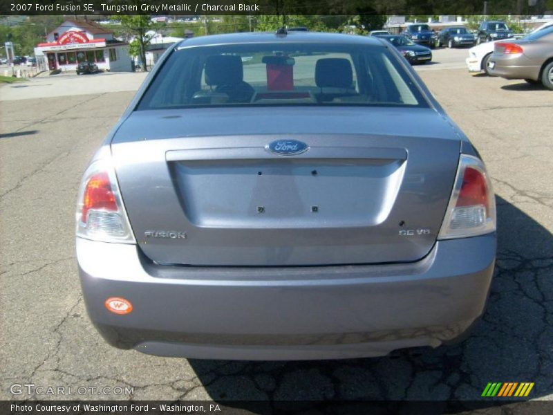 Tungsten Grey Metallic / Charcoal Black 2007 Ford Fusion SE