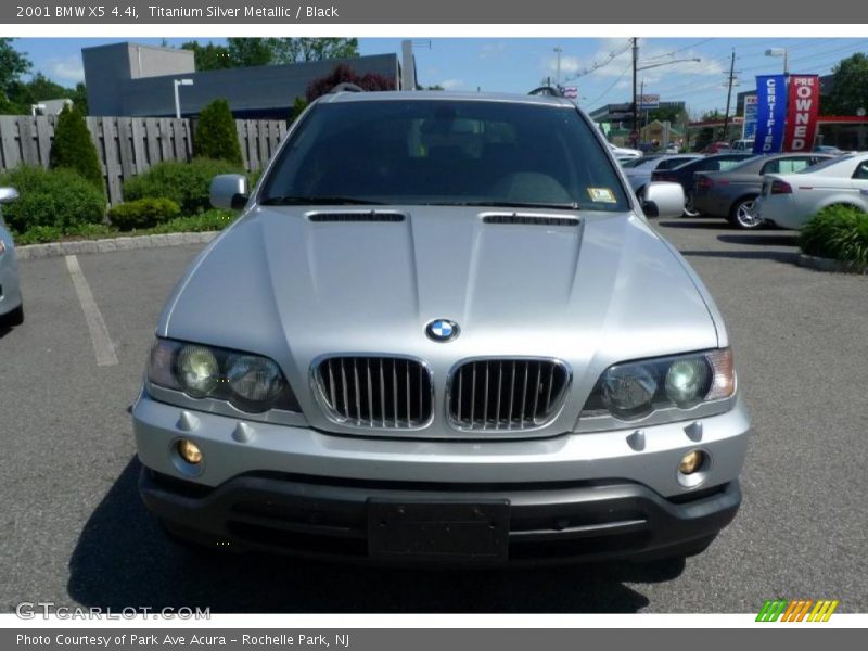 Titanium Silver Metallic / Black 2001 BMW X5 4.4i