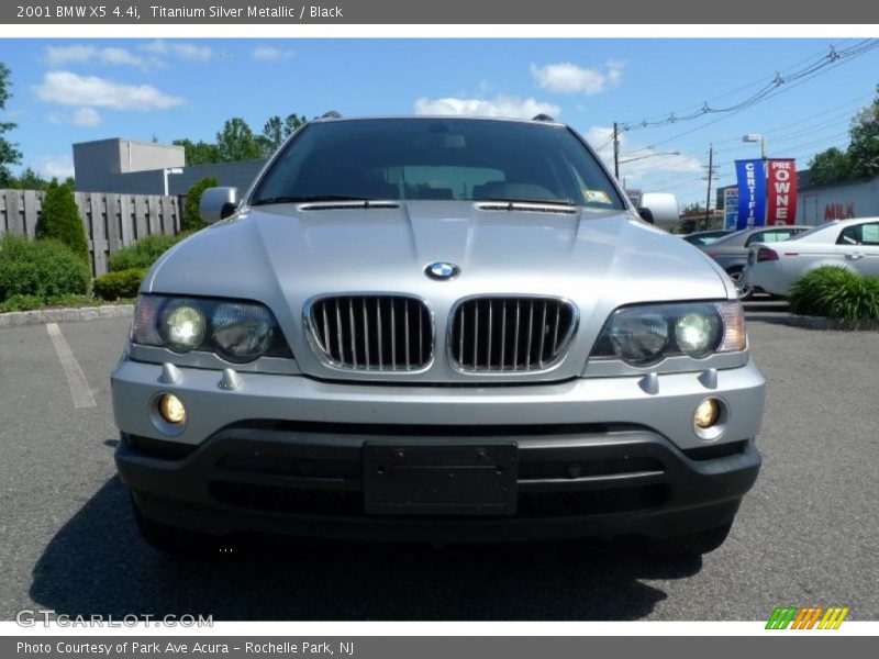 Titanium Silver Metallic / Black 2001 BMW X5 4.4i