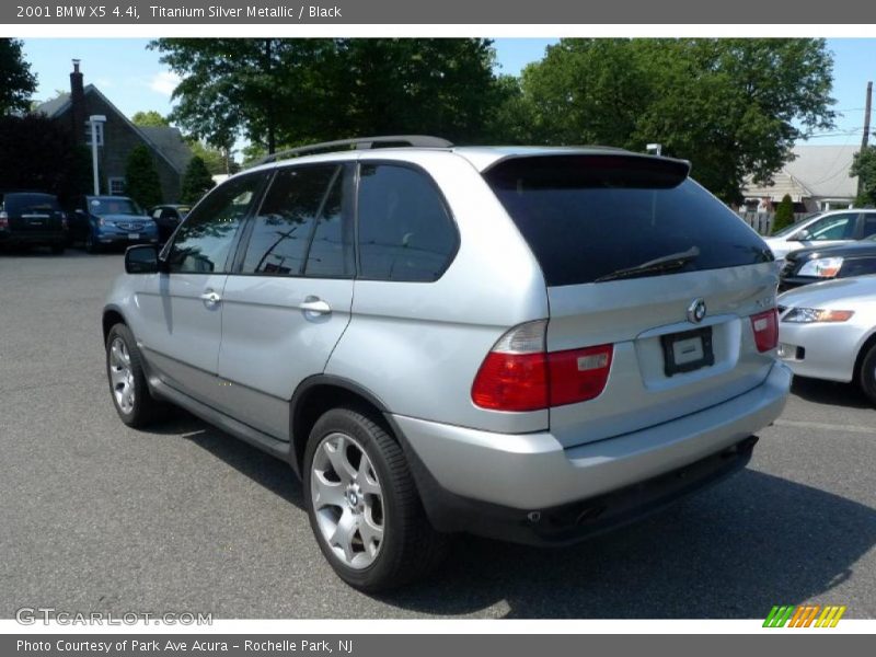 Titanium Silver Metallic / Black 2001 BMW X5 4.4i