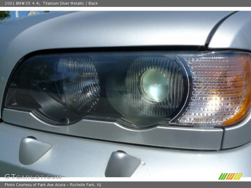 Titanium Silver Metallic / Black 2001 BMW X5 4.4i