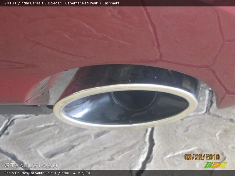 Cabernet Red Pearl / Cashmere 2010 Hyundai Genesis 3.8 Sedan